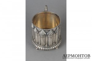 Подстаканник. Россия, мастер Иосиф Маршак, 1908-1917 гг. Серебро 84 пробы.