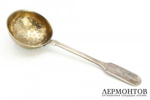 Ситечко для чая. Серебро 84 пробы. Россия, 1899-1905.