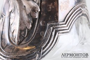 Графин в стиле Людовика XVI. Серебро 950 пробы.Фирма A. Risler  Carre, 1897-1912 годы.