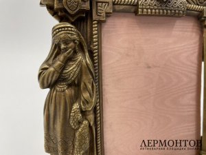 Рамка в русском стиле. Россия, 19 век. Бронза.