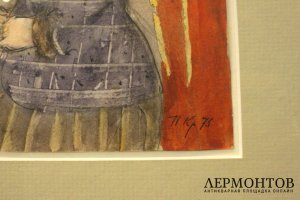 Картина Крылов Н.П. Тетушка. 1967 год.