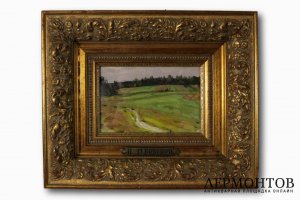 Картина Дубовской Н.Н. Дорога в поле. 1903 год.