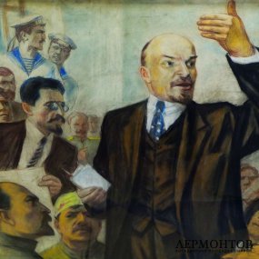 Картина Выступление Ленина