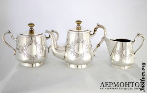 Чайный сервиз. Серебро 84. Россия
