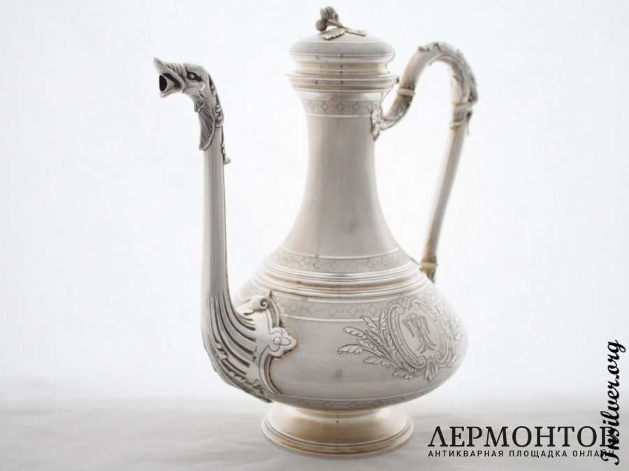 Кофейник Cardeilhac. Серебро 950. Франция