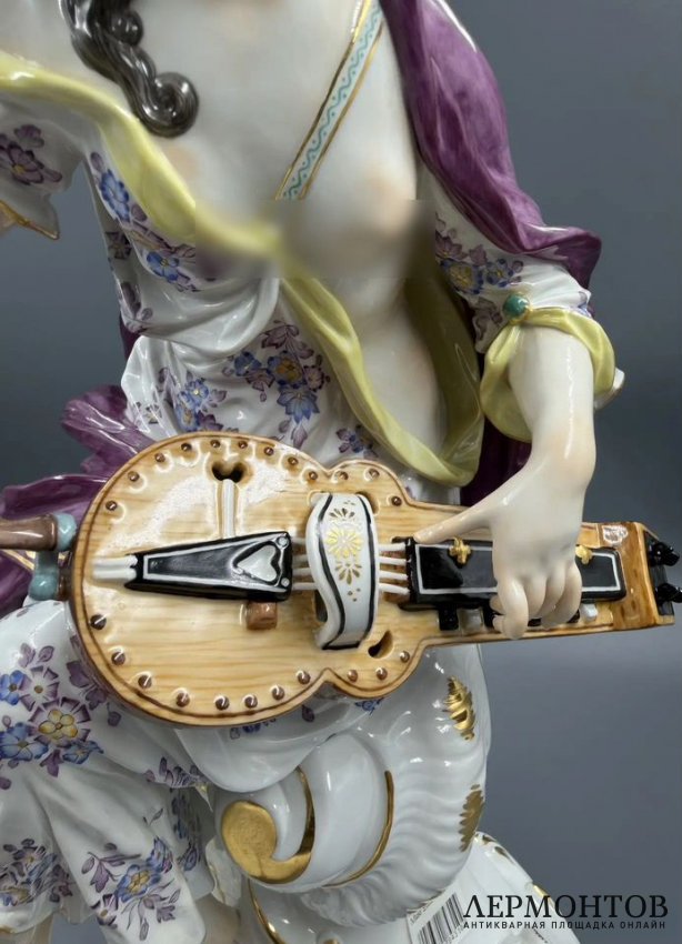 Скульптура «Муза Эрато». Фарфор, Meissen, И. И. Кендлер, Германия, 2013 год