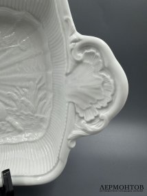 Блюдо для запекания из «Лебединого сервиза», 33,5 × 21 см. Фарфор, Meissen, Германия