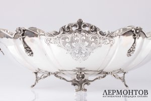 Ваза для фруктов. СЕРЕБРО 800. Италия