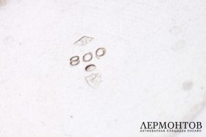 Кофейный набор на 6 персон. Серебро 800. Европа