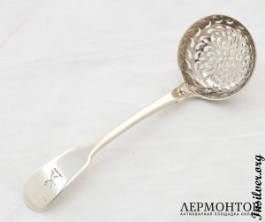 Ложка для сахарной пудры. 1833 год . Серебро 925. Англия