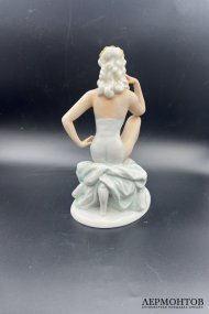Статуэтка «Балерина». Фарфор, роспись, Unterweissbach, Германия, 1950–1960-е годы