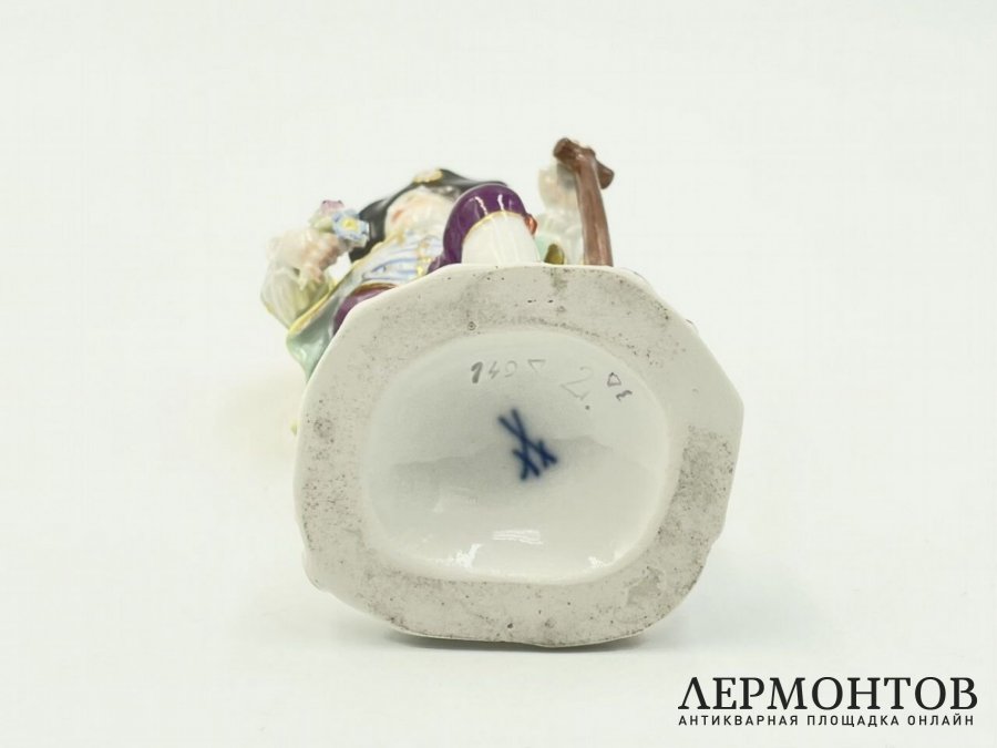 Статуэтка Садовник. Meissen, 1 пол. 20 века. Фарфор, роспись.