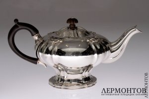Чайник G.VERSCHUUR. Серебро 934. Голландия