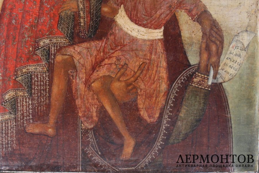 Икона Богоматерь Киккская. Россия, школа Оружейной Палаты. Дерево, левкас, темпера.