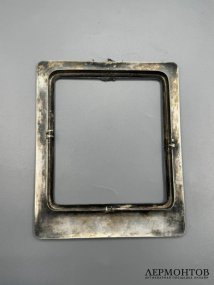 Рамка для фотографии с короной. Серебро 800 пробы, Западная Европа, конец 19 века