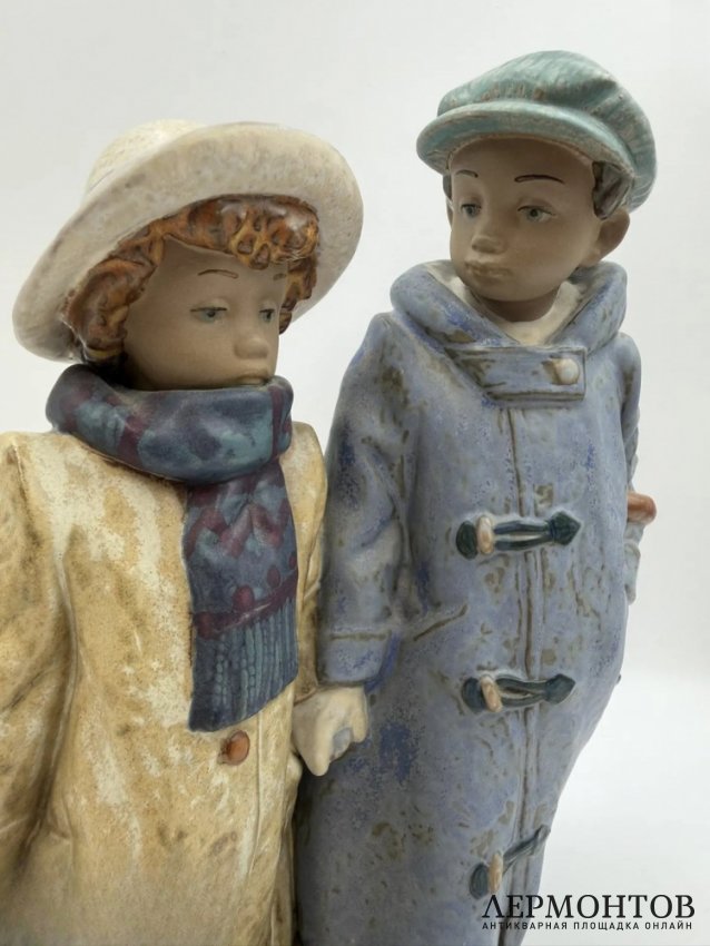 Статуэтка «Дорога в школу». Фарфор грес, Lladro, Испания