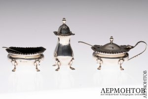 Набор для специй. Серебро 925. Англия