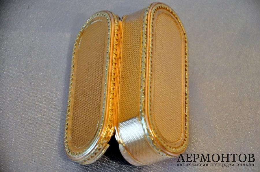 Табакерка. Золото 750 пробы. Франция. 1774 - 1780 годы.