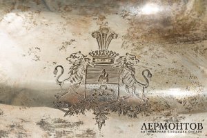 Чайно-кофейный сервиз Губкин. Серебро 84. Российская империя