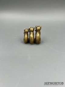 Статуэтка «Три кошки». Бронза, Австрия, 19 век