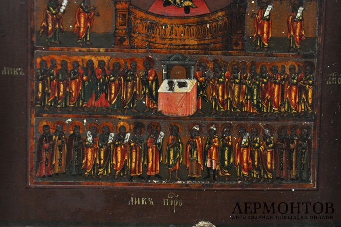 Икона Богородицы Нерушимая стена. Российская империя, вторая половина XIX века.