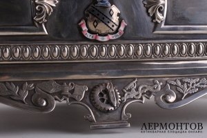 Шкатулка для украшений. Серебро 925 пробы. Англия, 1936 год.