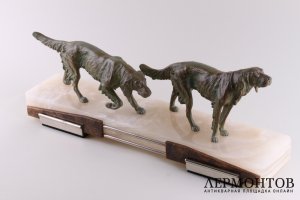 Скульптура Охотничьи собаки в стиле Ар Деко. Франция, 1920-30-е гг.