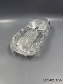 Модель автомобиля «Jaguar E-Type». Хрусталь, Daum, Франция, конец 20 века