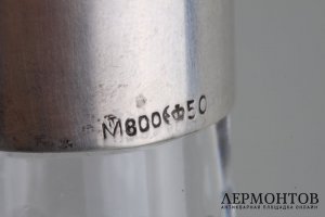 Графин. Хрусталь, серебро 800 пробы. Германия, 1900е-1930е.