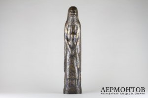 Скульптура Еврей с дочерью. Бронза. Америка, 1964 год.