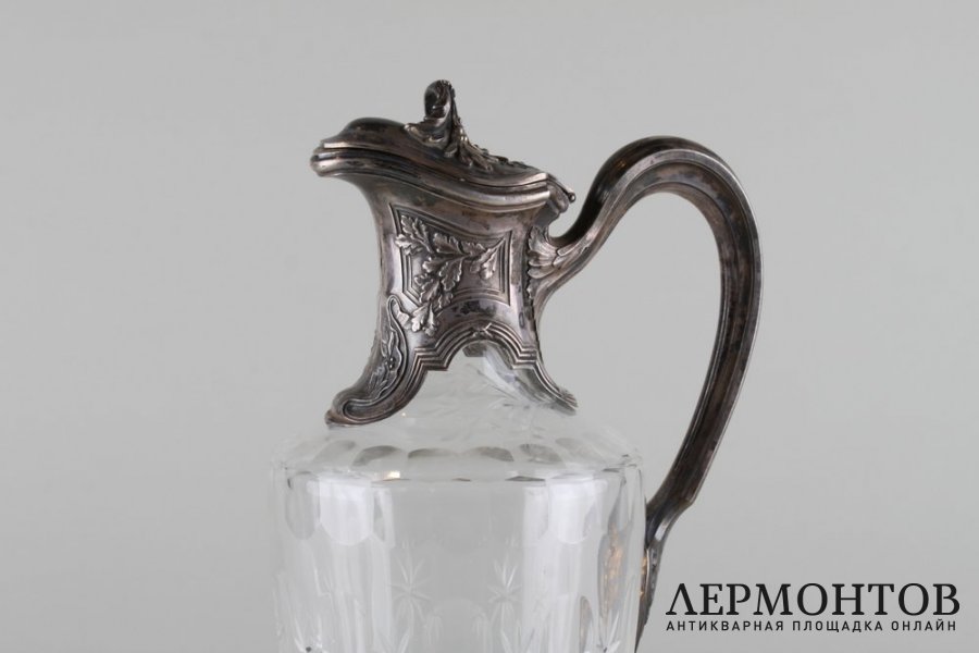 Графин в стиле Людовика XVI. Серебро 950 пробы.Фирма A. Risler  Carre, 1897-1912 годы.