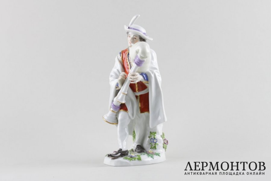 Фигура Музыкант с волынкой. Германия, MEISSEN, 1934 - 1941 гг.
