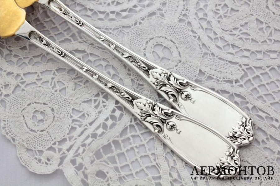 Сервировочный набор Levebre. Серебро 950. Франция