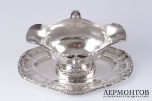 Соусник Bointaburet. Серебро 950. Франция