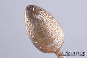 Набор чайных ложек. Иван Алексеев. Серебро 84 пробы. Россия, Москва, 1880 год.