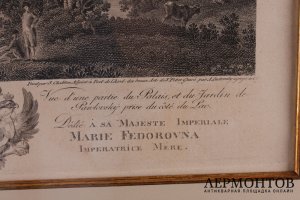 Гравюра. Дворец Марии Федоровны, 10-20-е гг 19 в.
