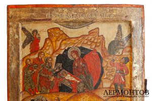 Икона Рождество Христово. Россия, 2 половина 17 в.
