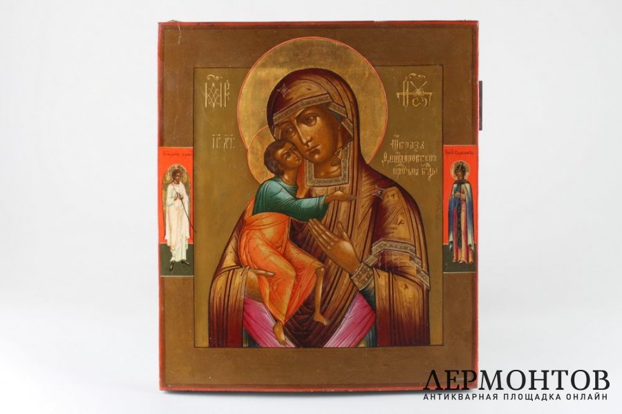 Икона Богоматерь Феодоровская. Россия, кон. 19 в. Дерево, левкас, темпера.