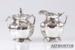 Чайный набор. Серебро 925. Мексика
