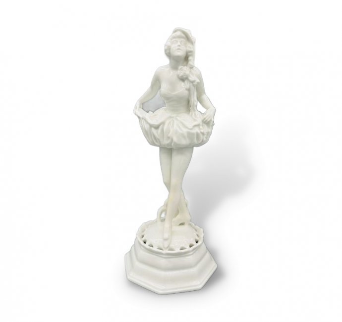 Статуэтка «Танцовщица» в стиле ар-деко. Фарфор, Rosenthal, Германия, 1920–1930 годы