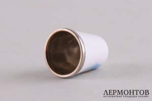 Наперсток. Серебро 925 пробы, эмаль. Англия, XIX - XX вв.
