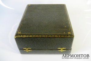 Набор для ликера. Стекло, серебро 950 пробы. Франция,XIX век. 