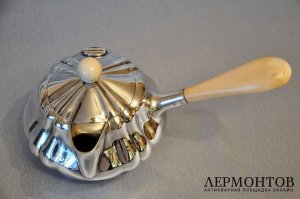 Кофейник-турка. Серебро 84 пробы. Российская империя