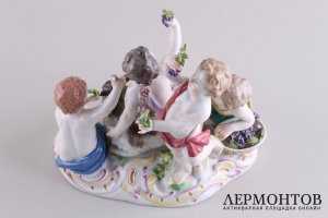 Статуэтка Аллегория. Осень. Фарфор, роспись. Мейсен. Нач. XX века