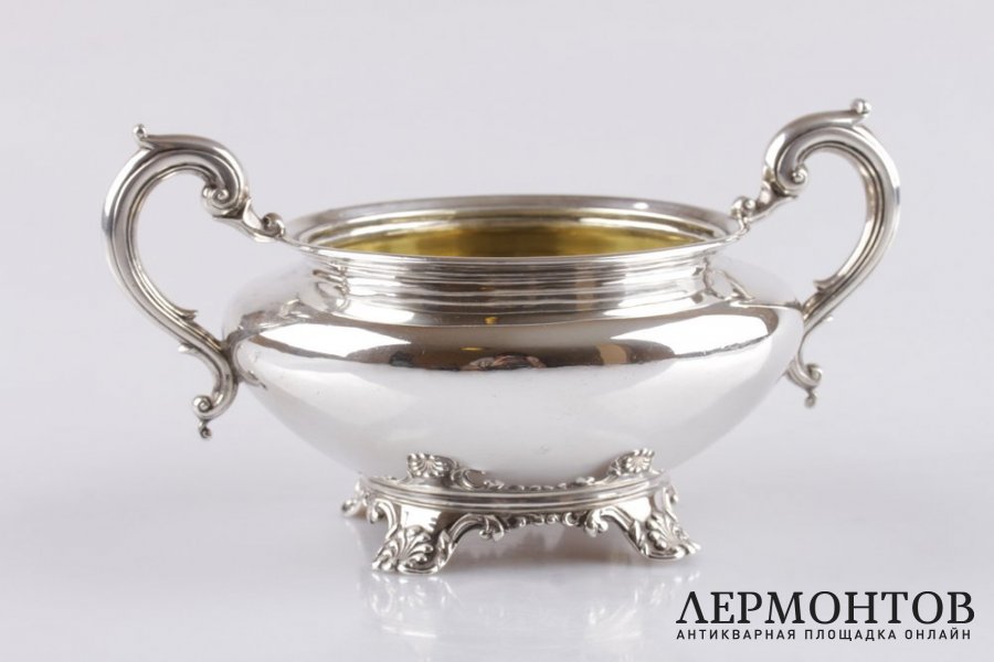 Сахарница. Серебро 925 пробы. 1833 год.  Англия