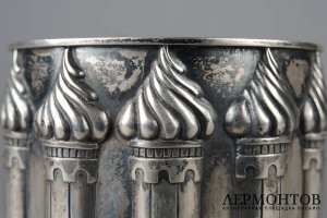 Подстаканник. Россия, мастер Иосиф Маршак, 1908-1917 гг. Серебро 84 пробы.