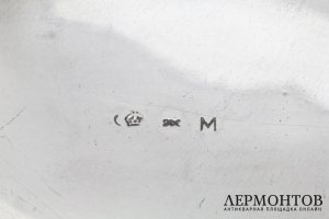 Чайный сервиз Путти. Серебро 800 пробы. Германия, Ханау, нач. XX в.