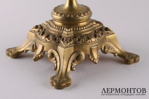 Канделябр на 4 свечи. Бронза. Европа, конец XIX-начало ХХ века.