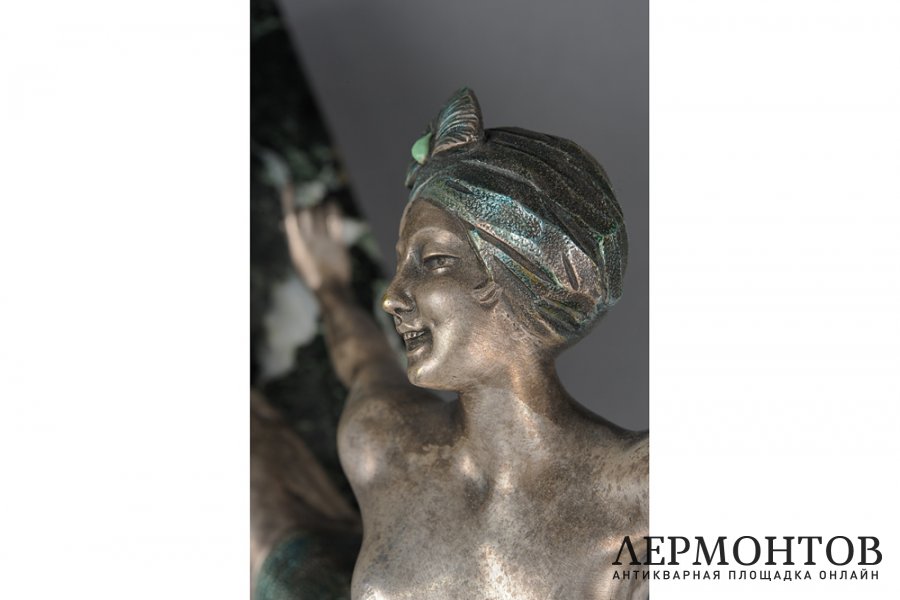 Скульптура Танцовщица в стиле Ар Деко. Франция, Париж, автор J.P. Morante, 1920-30е г