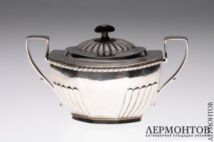 Сахарница Ludvig. Серебро 84. Российская империя